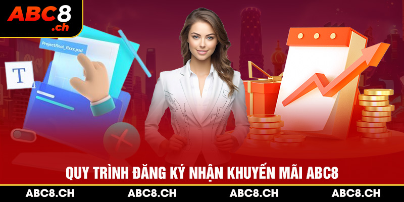 Quy trình đăng ký nhận khuyến mãi ABC8